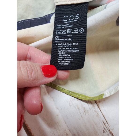 COS Top Womens Small Art To Wear Lagenlook Boho Colorful Minimalist - Picture 6 of 9